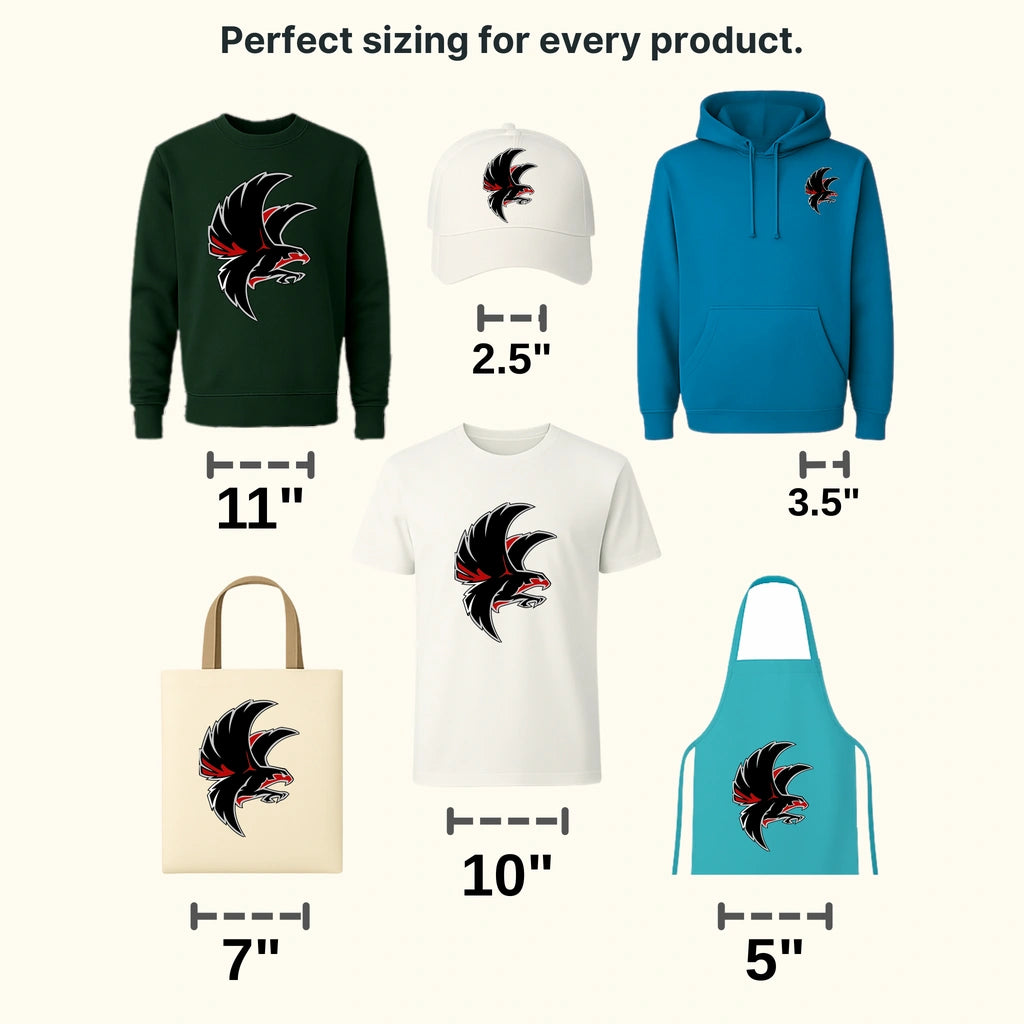 Atlanta Falcons Heartbeat Line with Logo NFL Design - DTF Heat Transfer