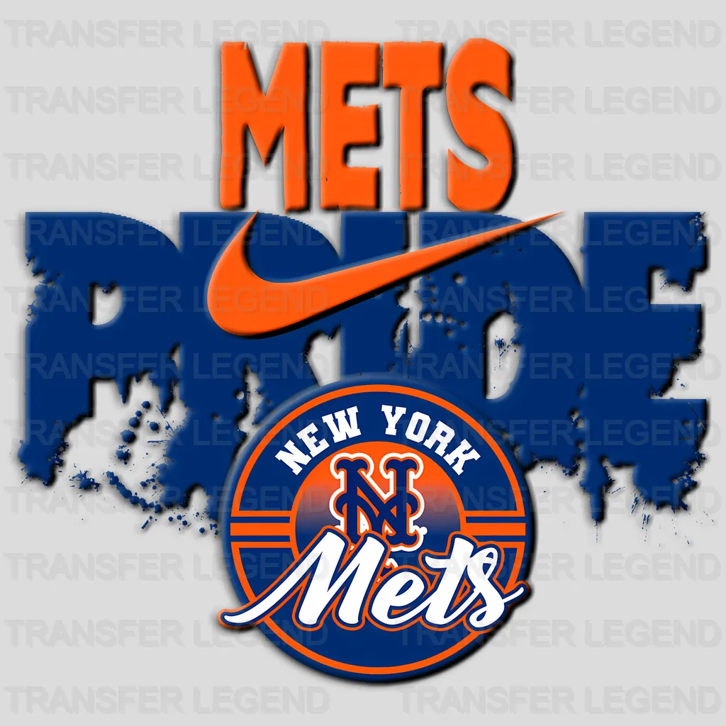 New York Mets MLB Pride DTF Iron On Transfer