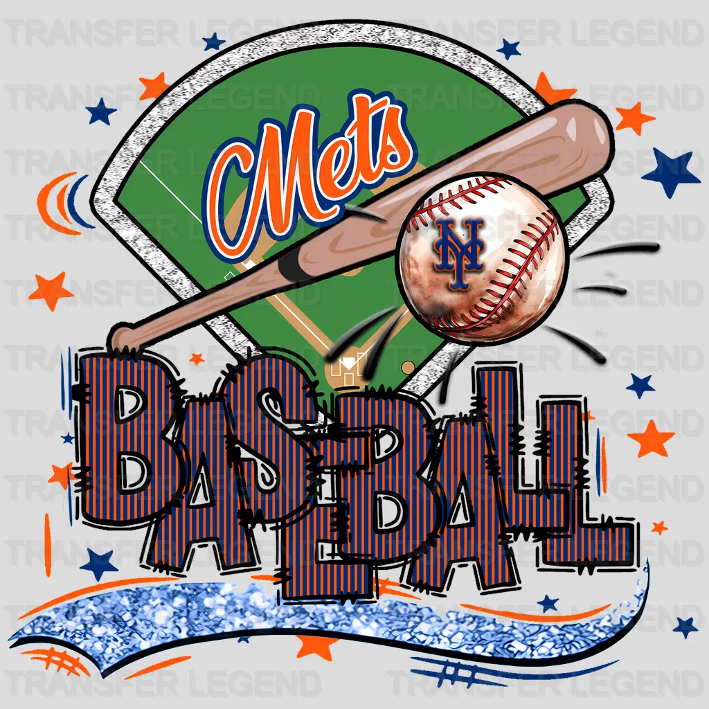 New York Mets MLB New York All Gas No Brakes DTF Iron On Transfer
