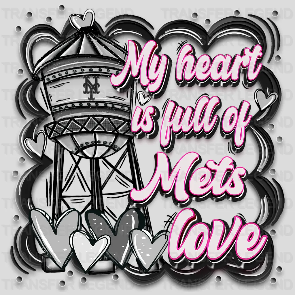 New York Mets MLB Pride DTF Iron On Transfer