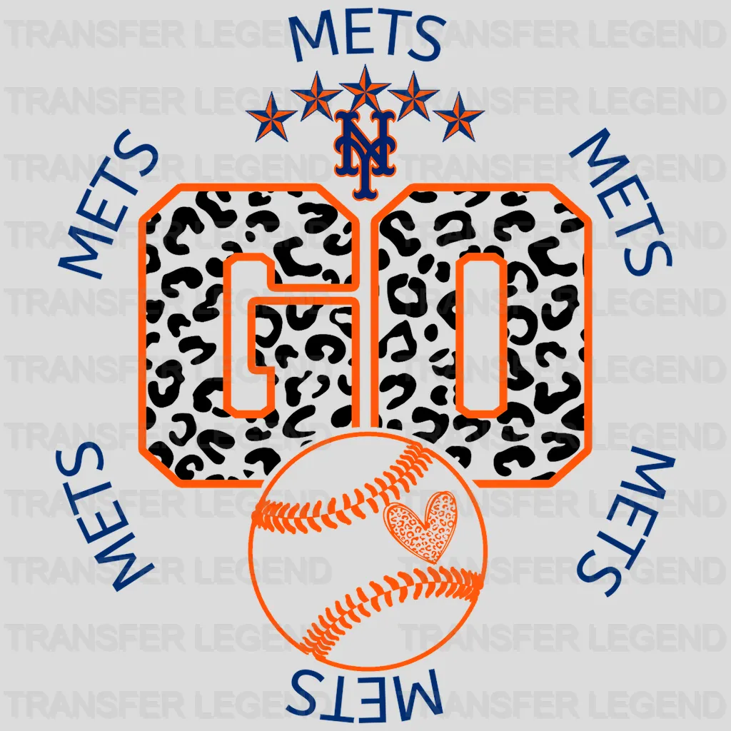 New York Mets MLB DTF Iron On Transfer