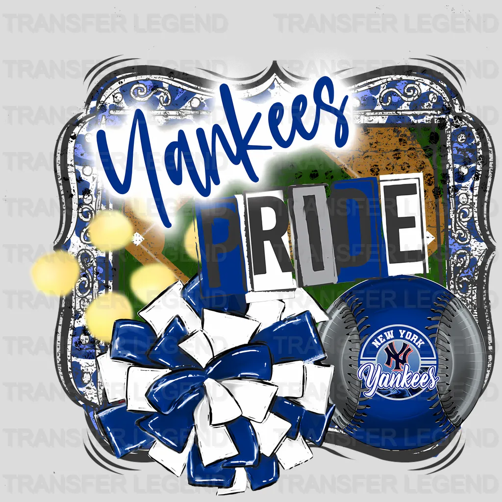 New York Yankees MLB Rule DTF Iron On Transfer