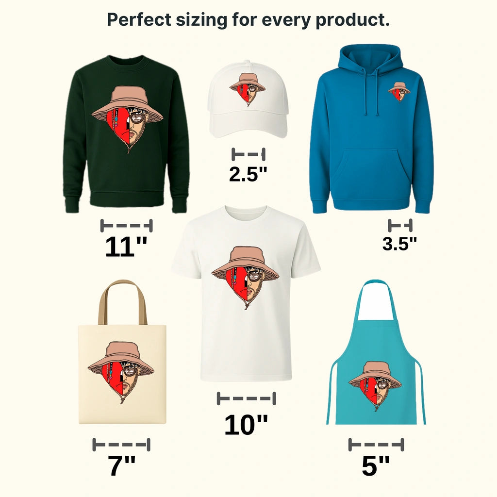 Bad Bunny Design - DTF heat transfer - transferlegend