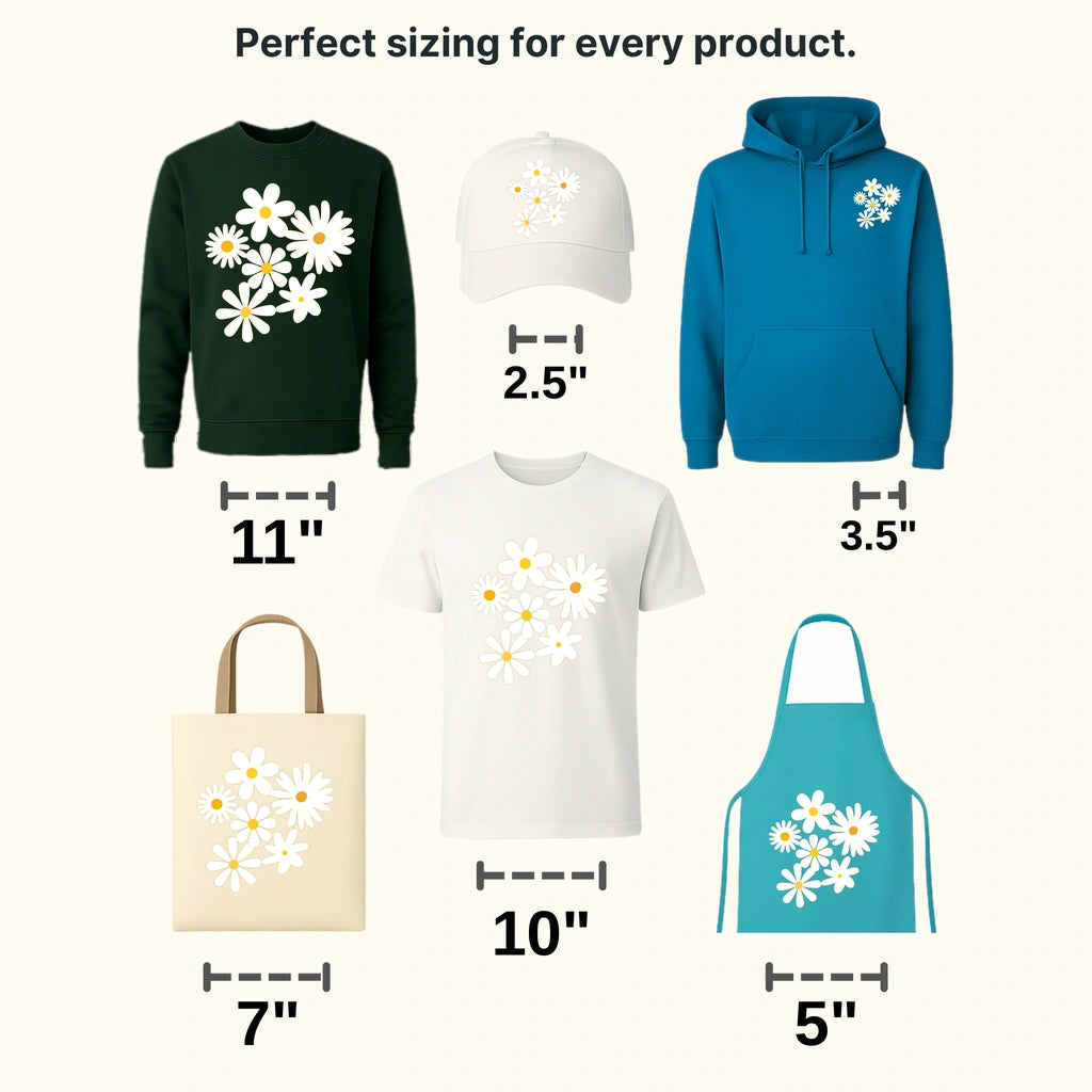 SunFlowers design- DTF heat transfer - transferlegend