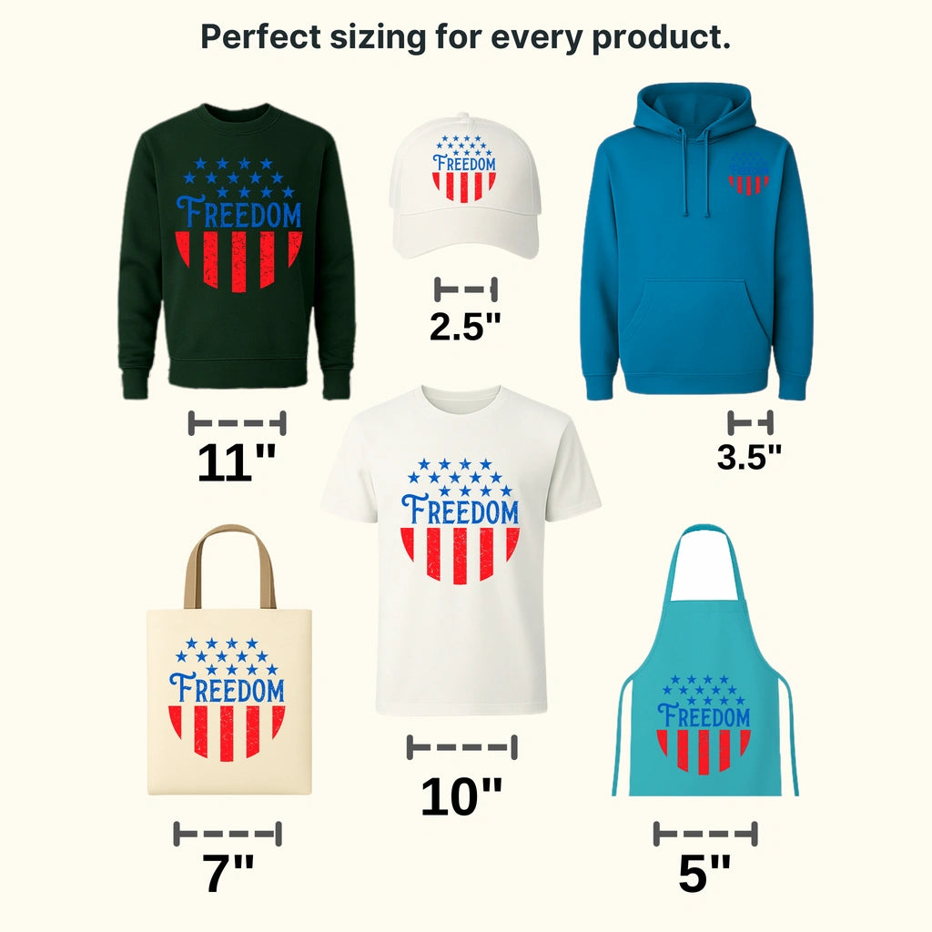 American Freedom - Patriot Design DTF Heat Transfer - transferlegend
