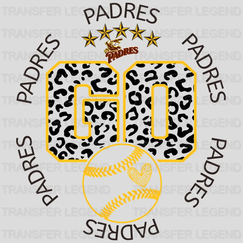 San Diego Padres MLB San Diego Go DTF Iron On Transfer