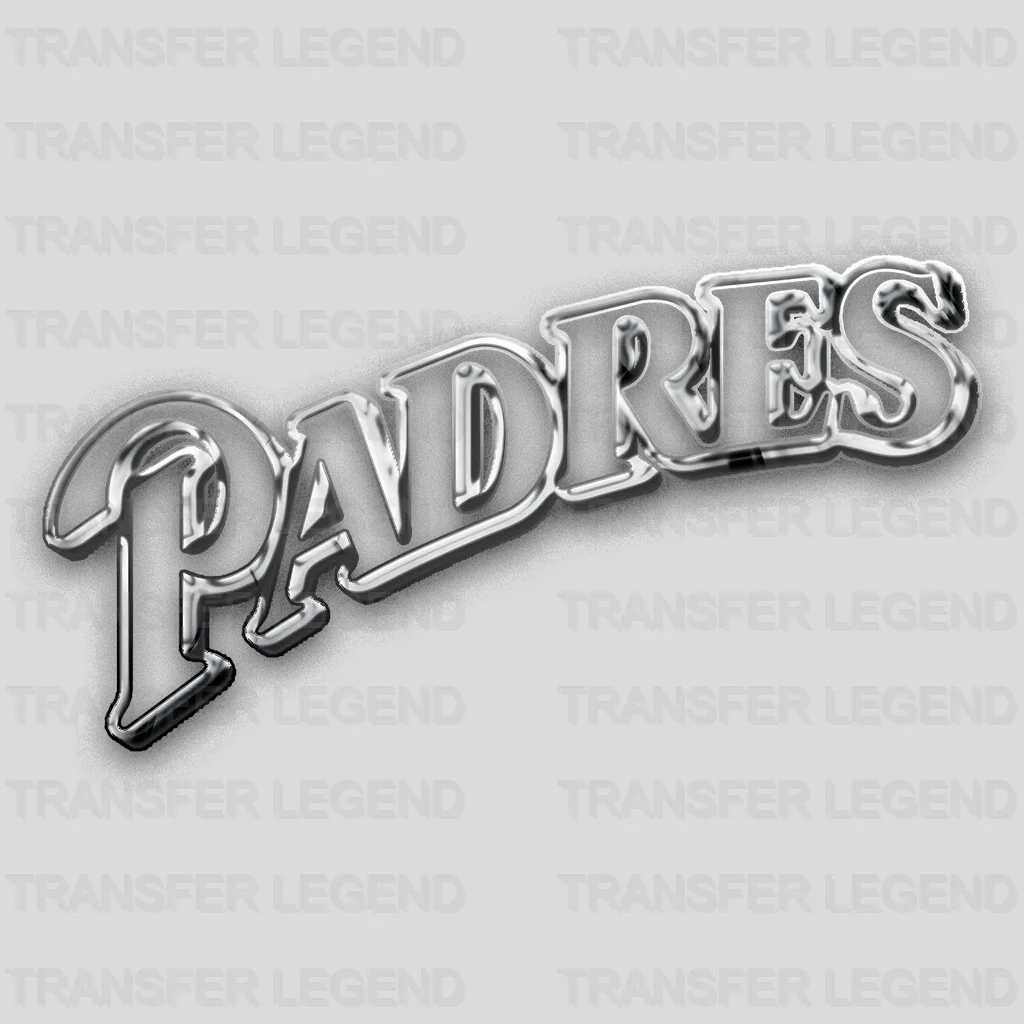 San Diego Padres MLB Classic Script Wordmark Logo - DTF Iron On Transfer