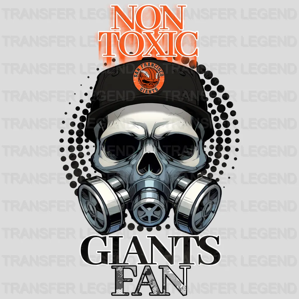 San Francisco Giants MLB San Francisco Non Toxic Fan DTF Iron On Transfer