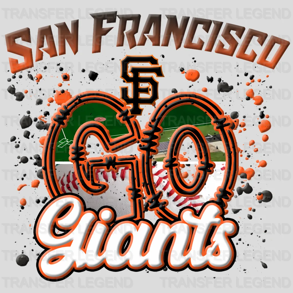 San Francisco Giants MLB San Francisco Go Giants DTF Iron On Transfer