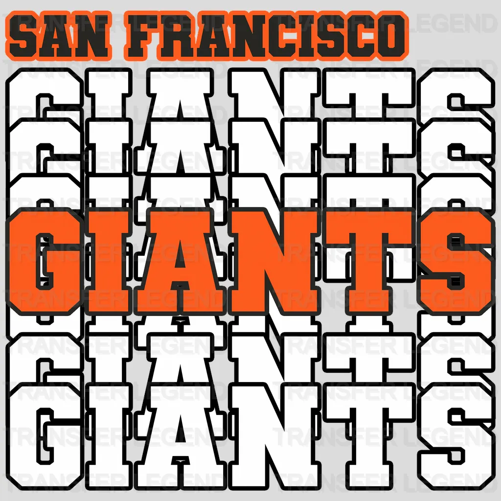 San Francisco Giants MLB San Francisco In My Giants Era DTF Iron On Transfer