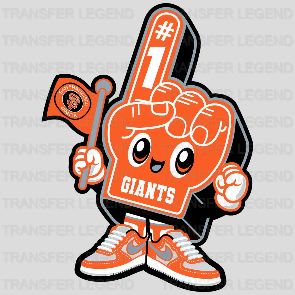 San Francisco Giants MLB Tweety Bird Cartoon Character - DTF Iron On Transfer