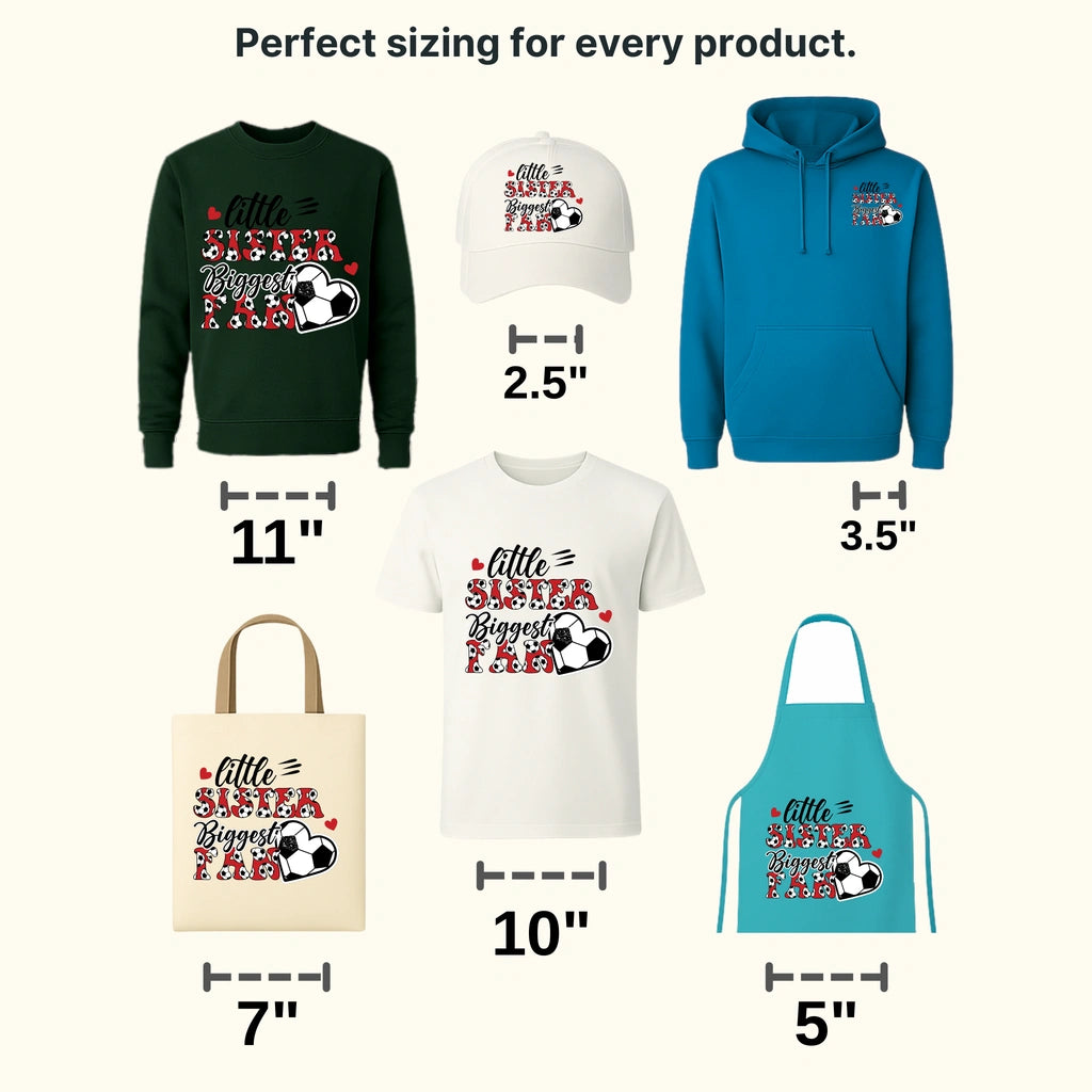 Little Sister Biggest Fan DTF Transfer - transferlegend