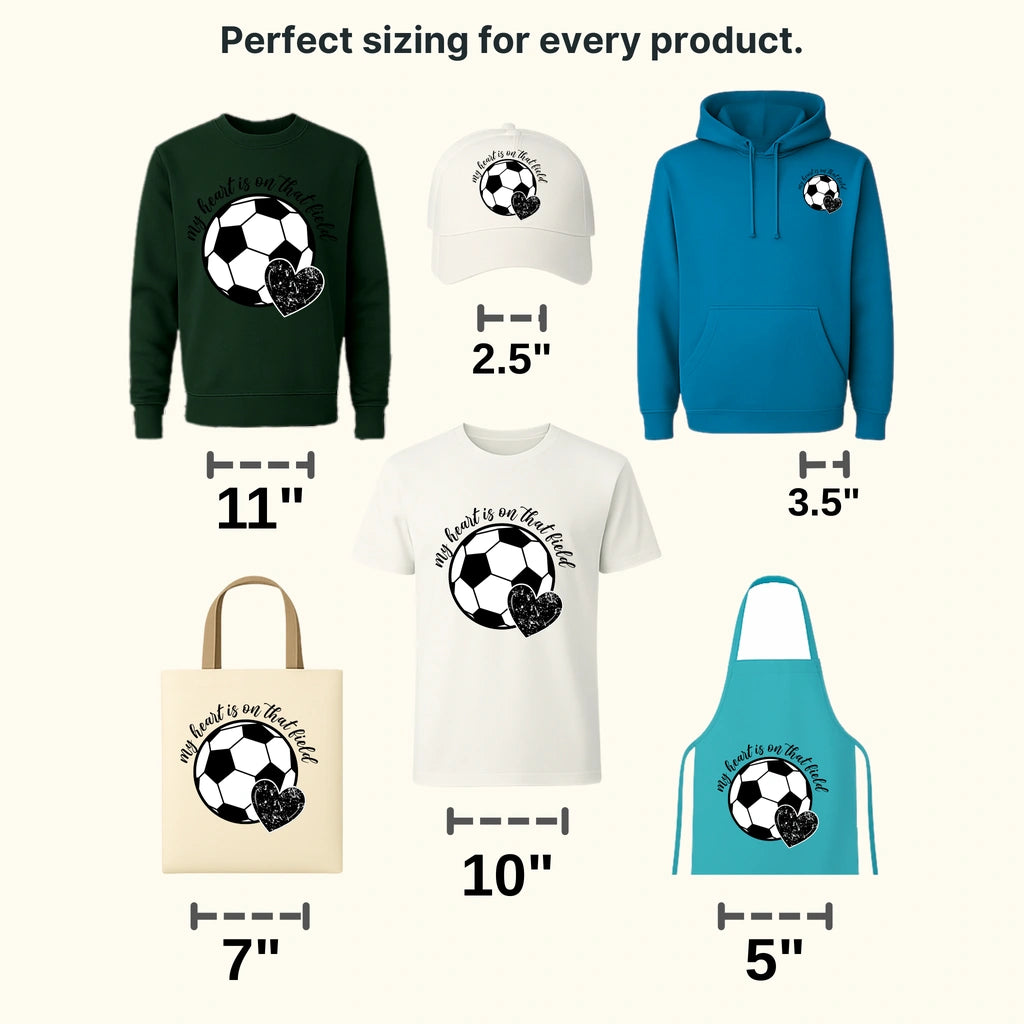 My Heart Is On That Field  DTF Transfer - transferlegend