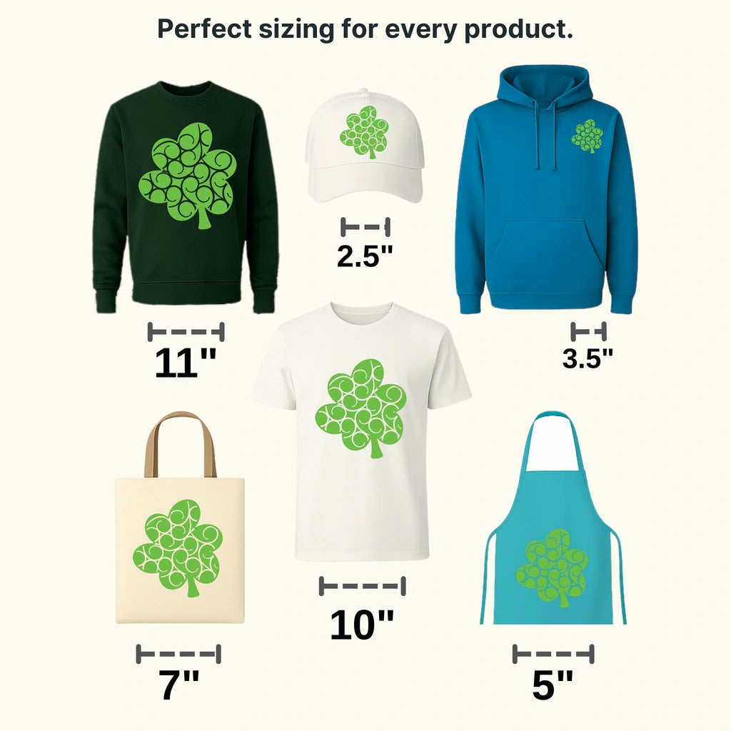 Clover St. Patrick's Day Design - DTF heat transfer - transferlegend