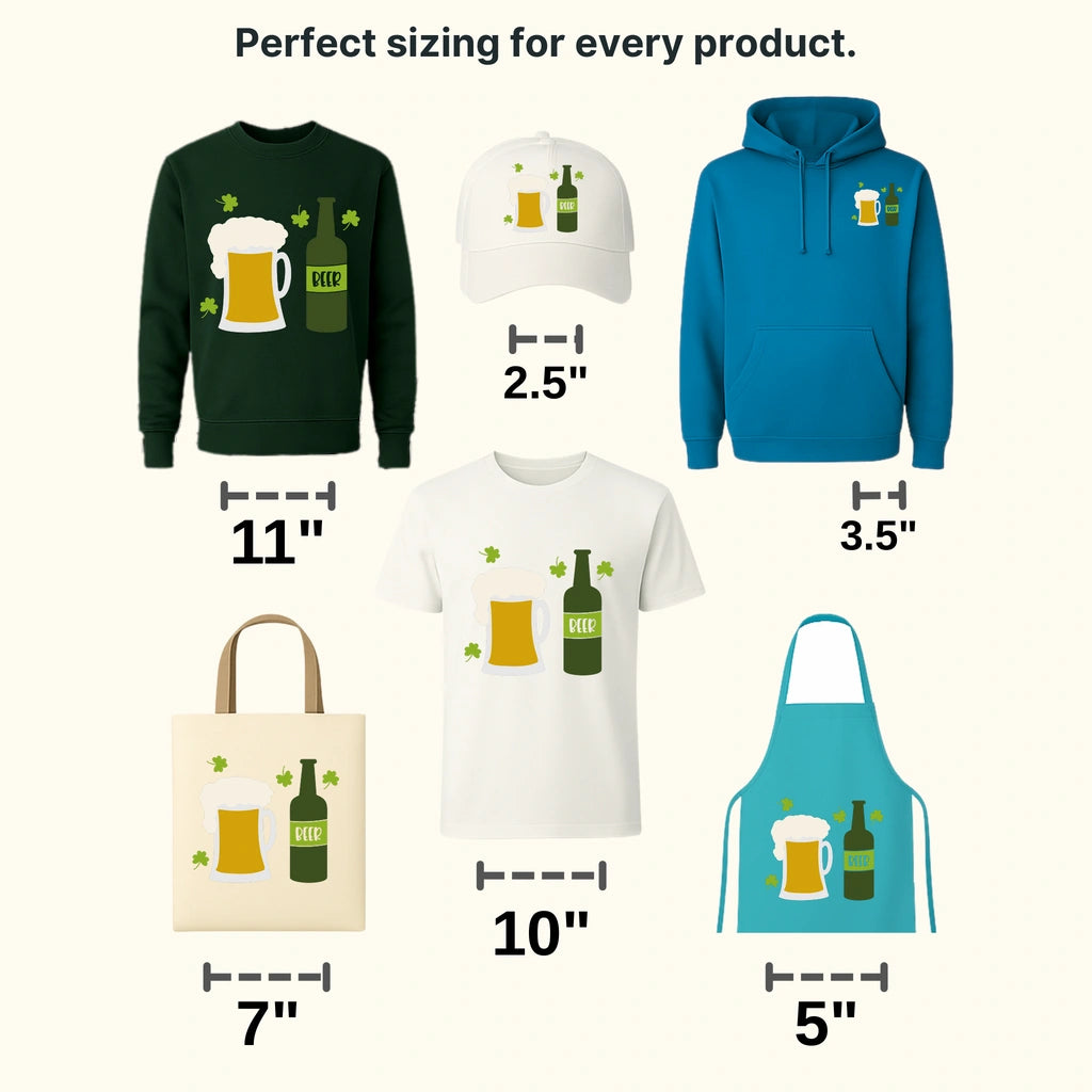 Irish Beer St. Patrick's Day Design - DTF heat transfer - transferlegend