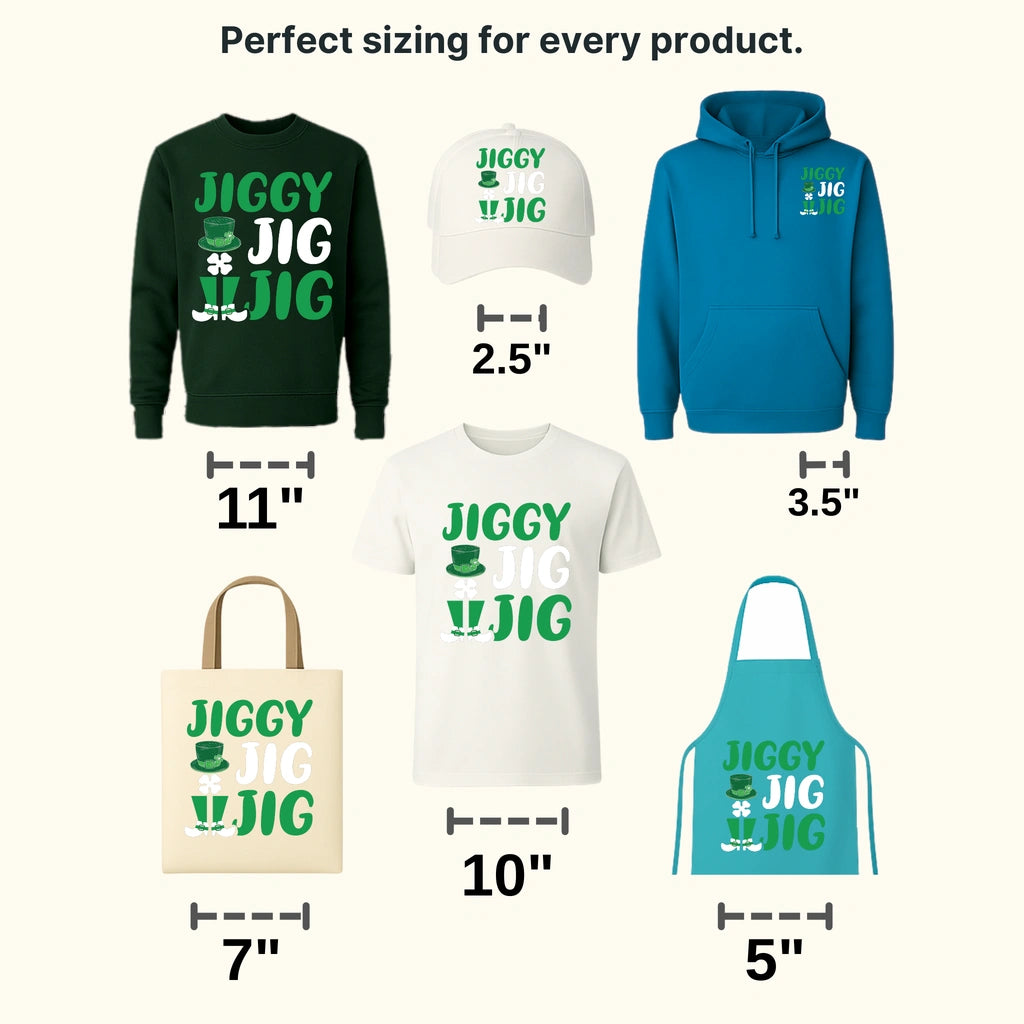 Jiggy Jig St. Patrick's Day Design - DTF heat transfer - transferlegend