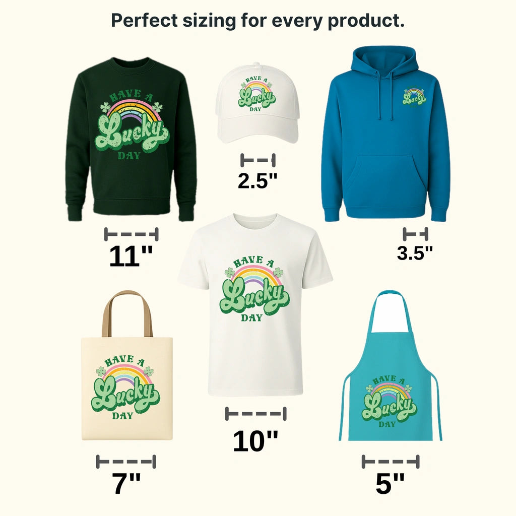 Have A Lucky Day St. Patrick's Day Design - DTF heat transfer - transferlegend