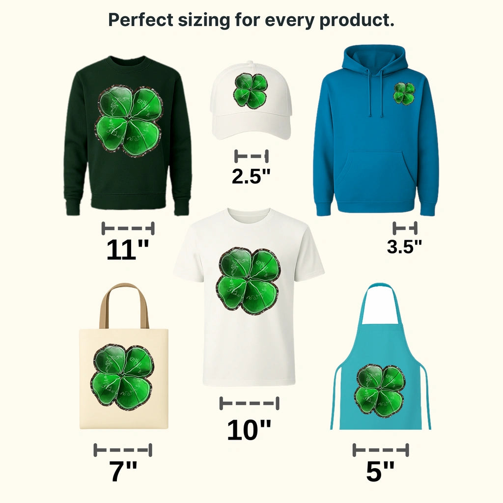 Clover St. Patrick's Day Design - DTF heat transfer - transferlegend