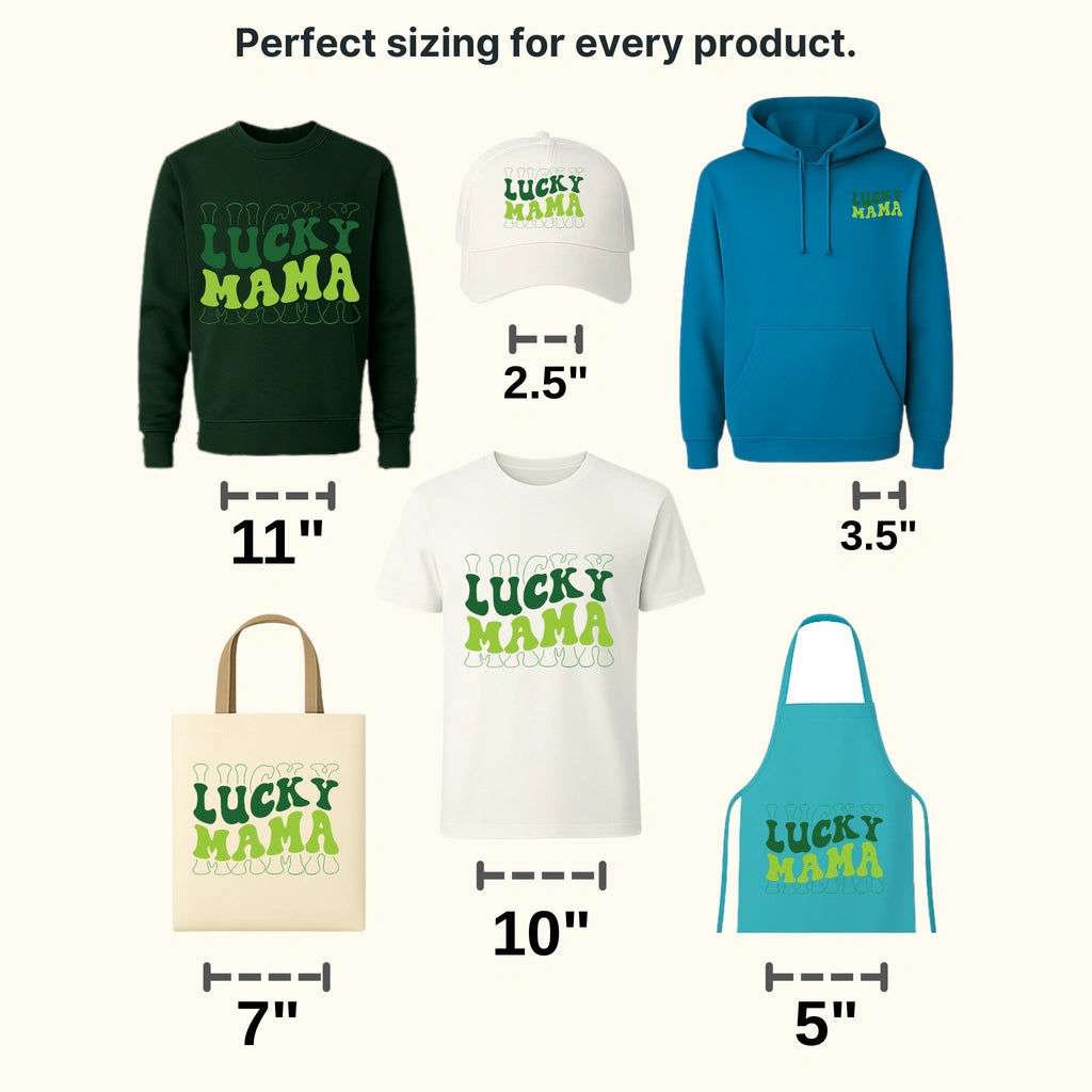 Lucky Mama St. Patrick's Day Design - DTF heat transfer - transferlegend