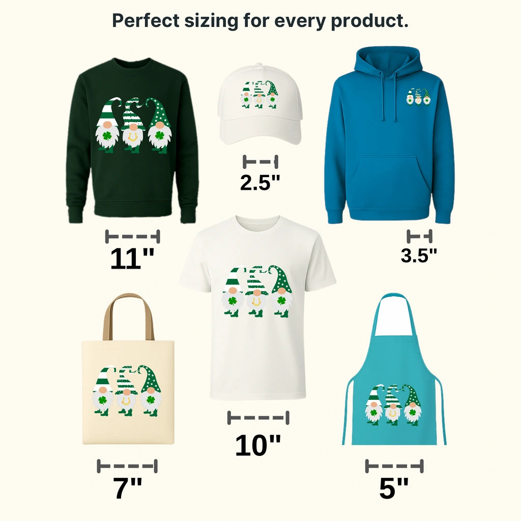 Gnomies St. Patrick's Day Design - DTF heat transfer - transferlegend