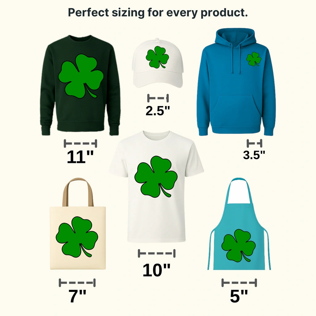 Clover St. Patrick's Day Design - DTF heat transfer - transferlegend