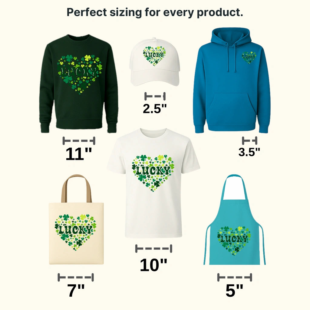 St. Patrick's Day Lucky Design - DTF heat transfer - transferlegend