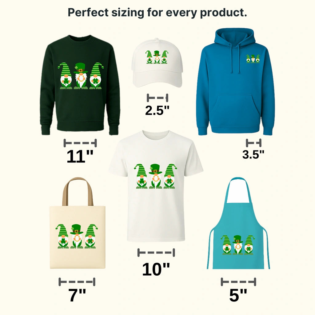 Gnomies St. Patrick's Day Design - DTF heat transfer - transferlegend