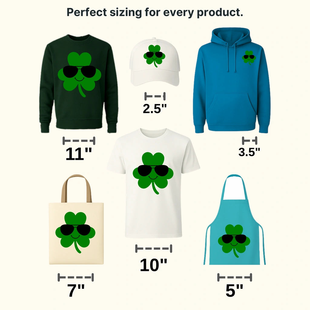 Clover St. Patrick's Day Design - DTF heat transfer - transferlegend