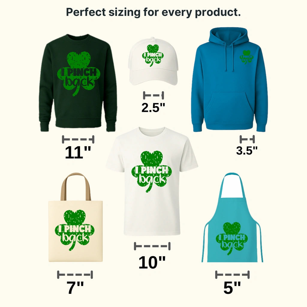 I Pinch Back St. Patrick's Day Design - DTF heat transfer - transferlegend