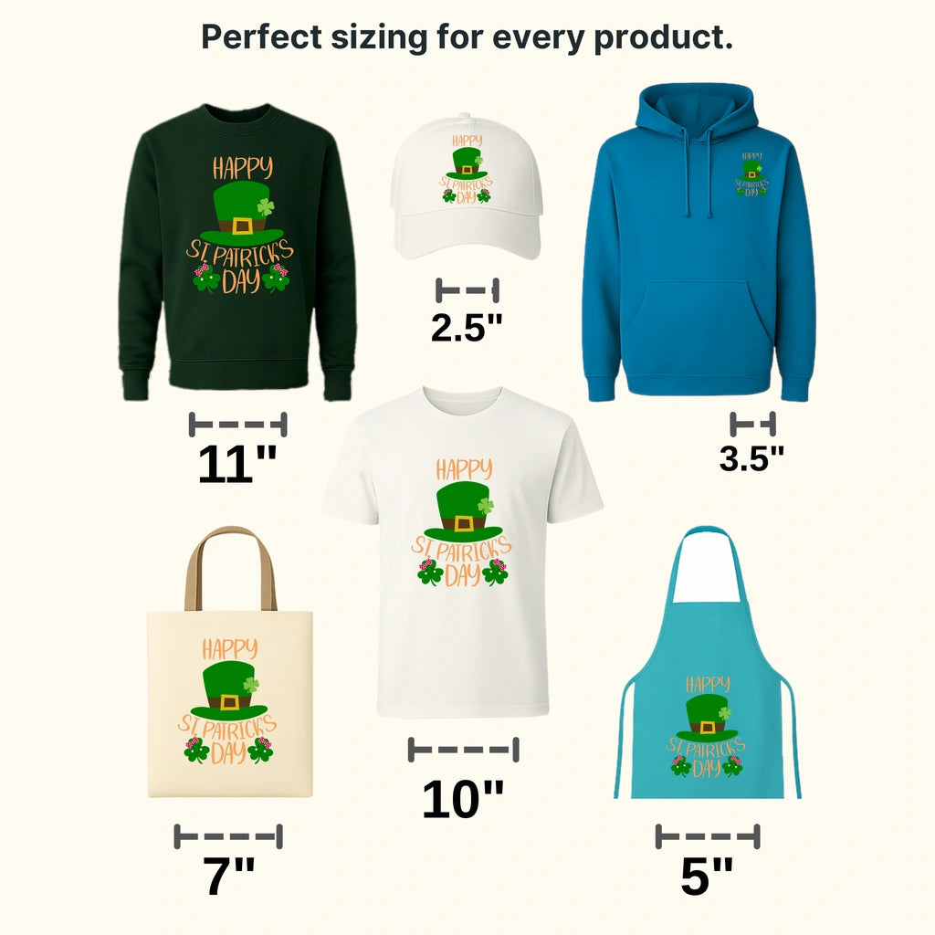Happy St. Patrick's Day Design - DTF heat transfer - transferlegend