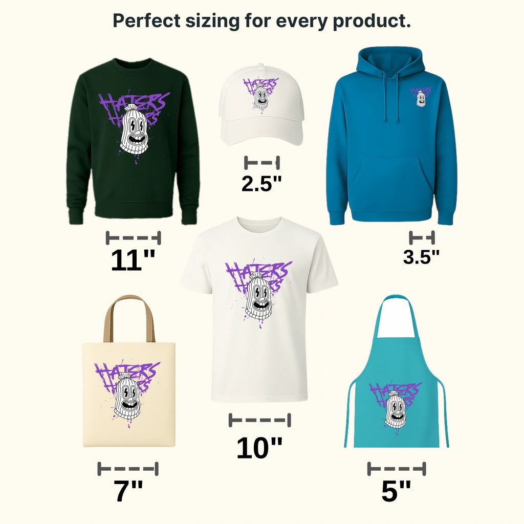 Haters Face Streetwear Design - DTF Heat Transfer - transferlegend