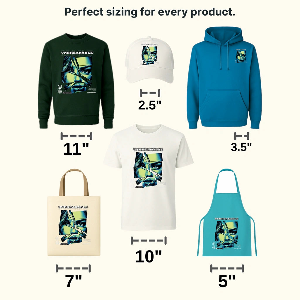 Unbreakable Mind Streetwear Design - DTF Heat Transfer - transferlegend