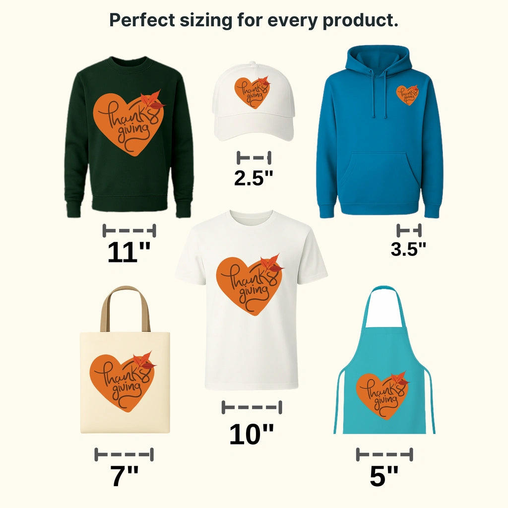 Thanksgiving Lover Design - DTF heat transfer - transferlegend