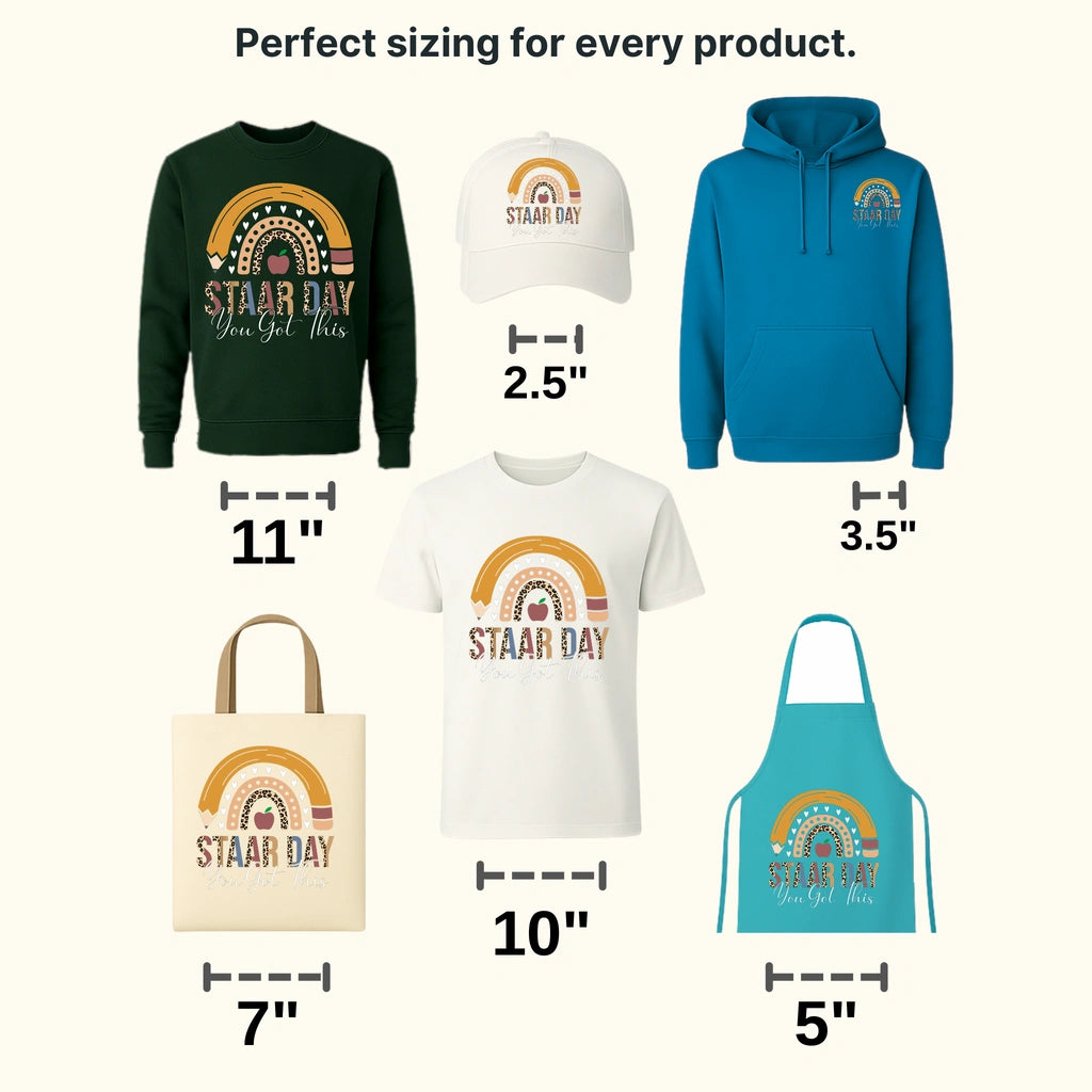 STAAR DAY Test Day Design - DTF Heat Transfer - transferlegend