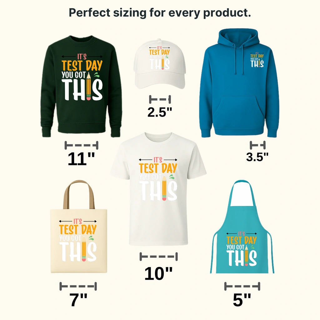 Test Day You Got This Test Day Design - DTF Heat Transfer - transferlegend