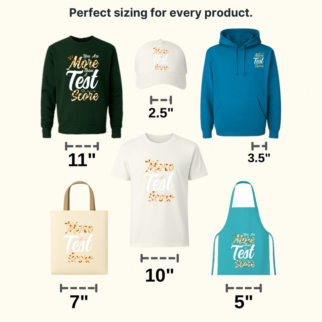 Test Score Test Day Design - DTF Heat Transfer - transferlegend