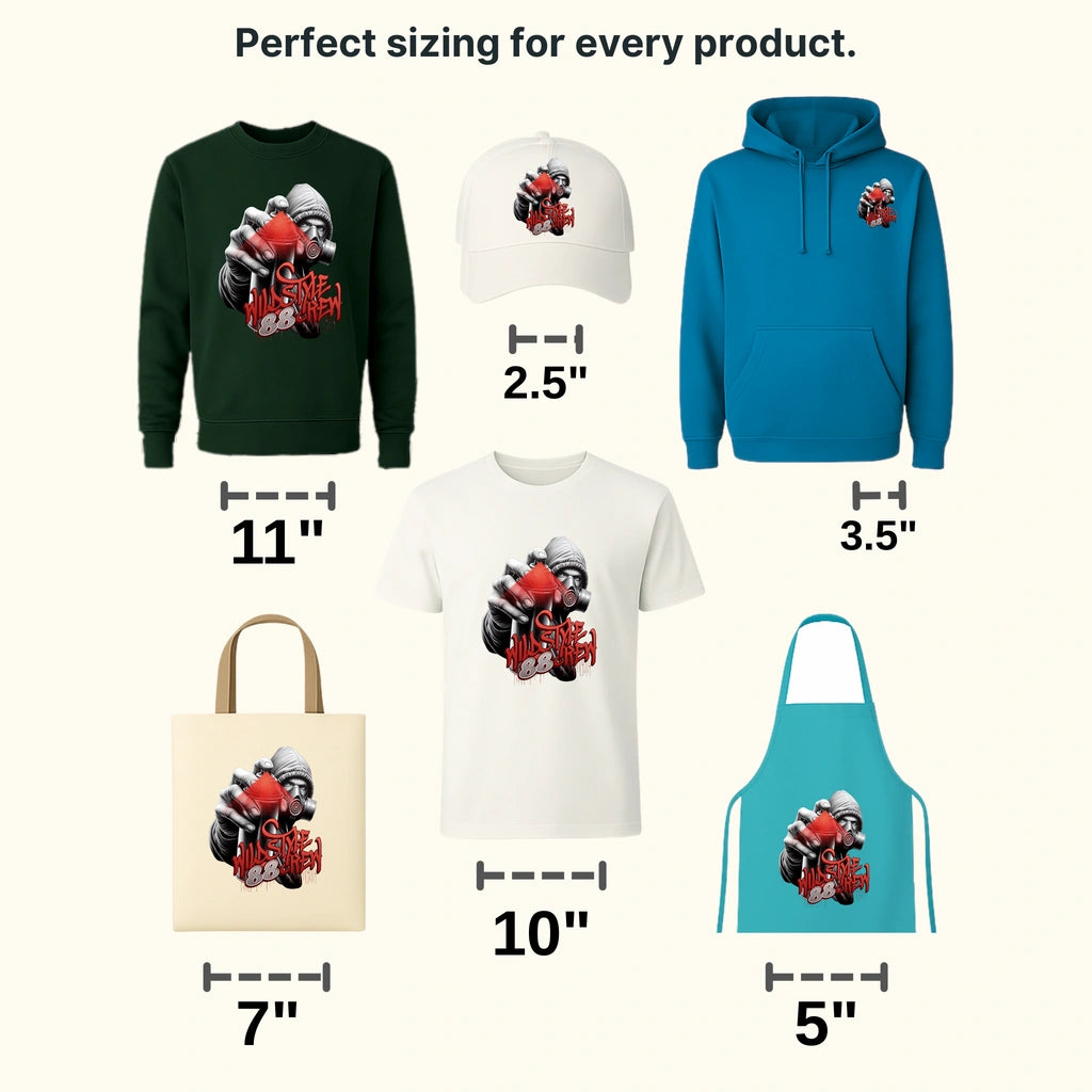 Wildstyle 88 Crew Streetwear Design - DTF Heat Transfer - transferlegend