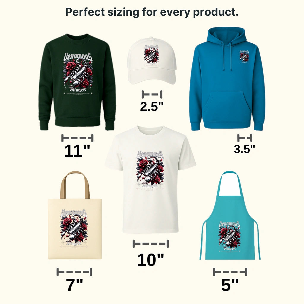 Venomous Stinger Streetwear Design - DTF Heat Transfer - transferlegend