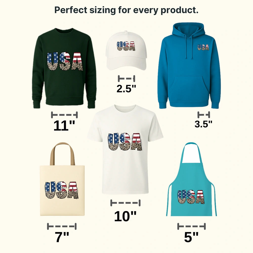 USA LEOPARD FLAG DTF Transfer - transferlegend