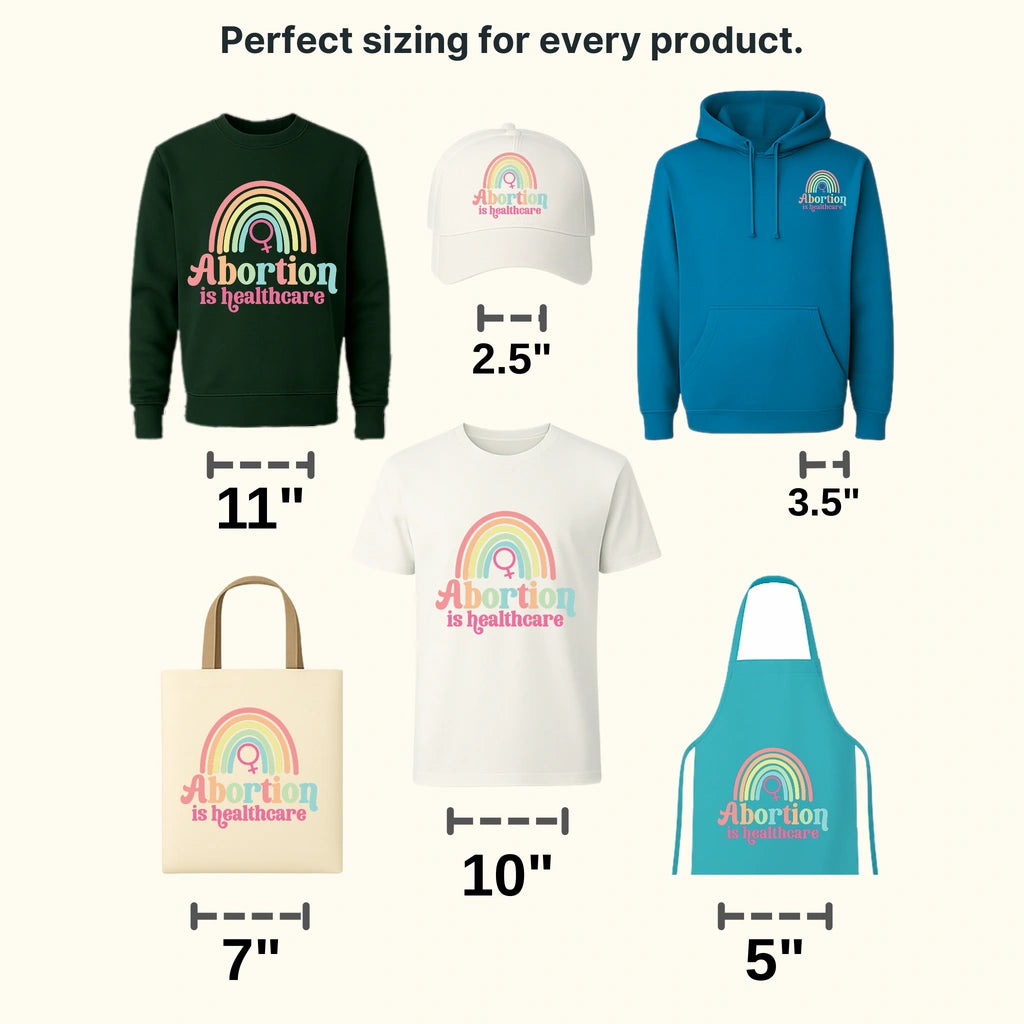 Abortion Is Healthcare Design - DTF heat transfer - transferlegend