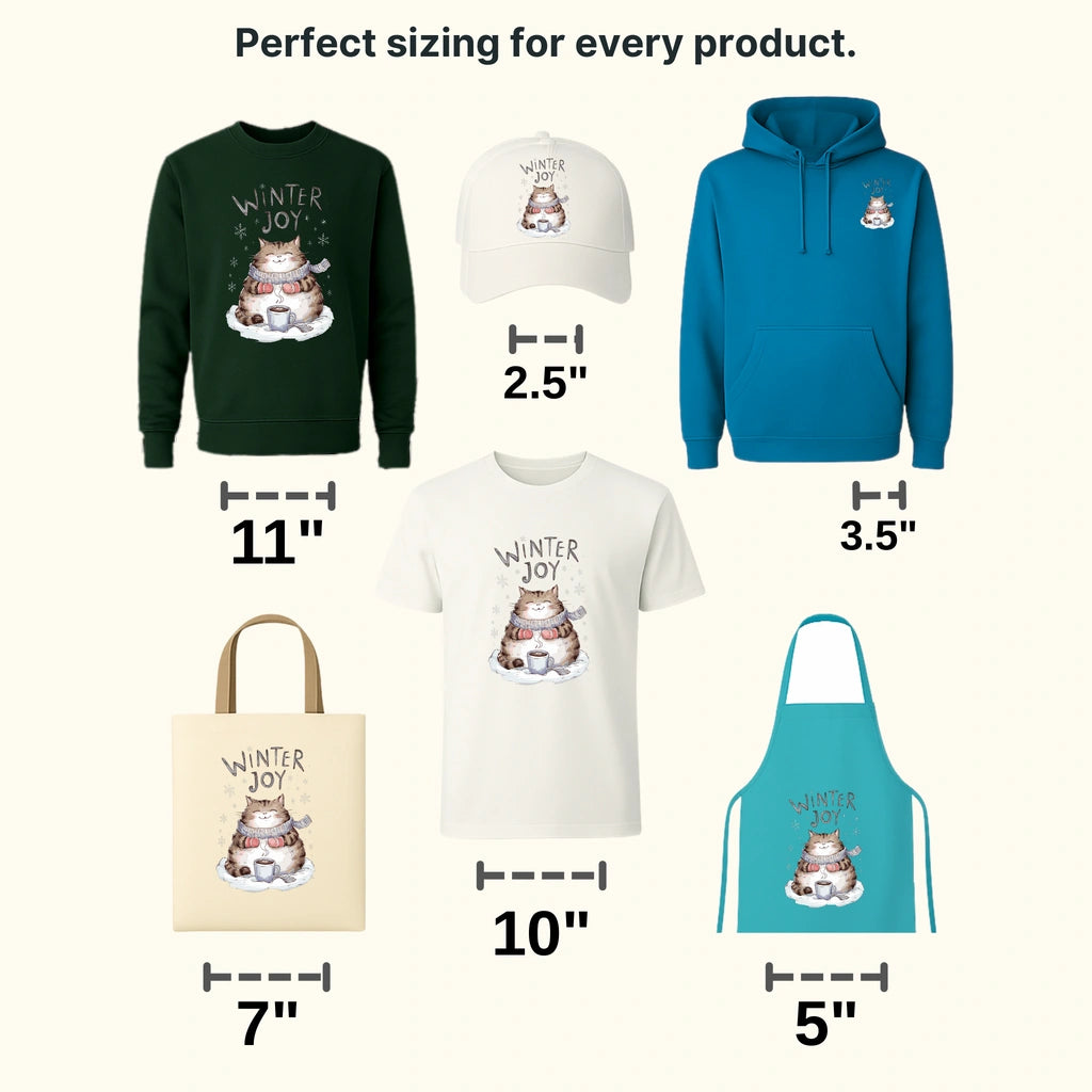 Funny Joy Winter Design - DTF Heat Transfers - transferlegend