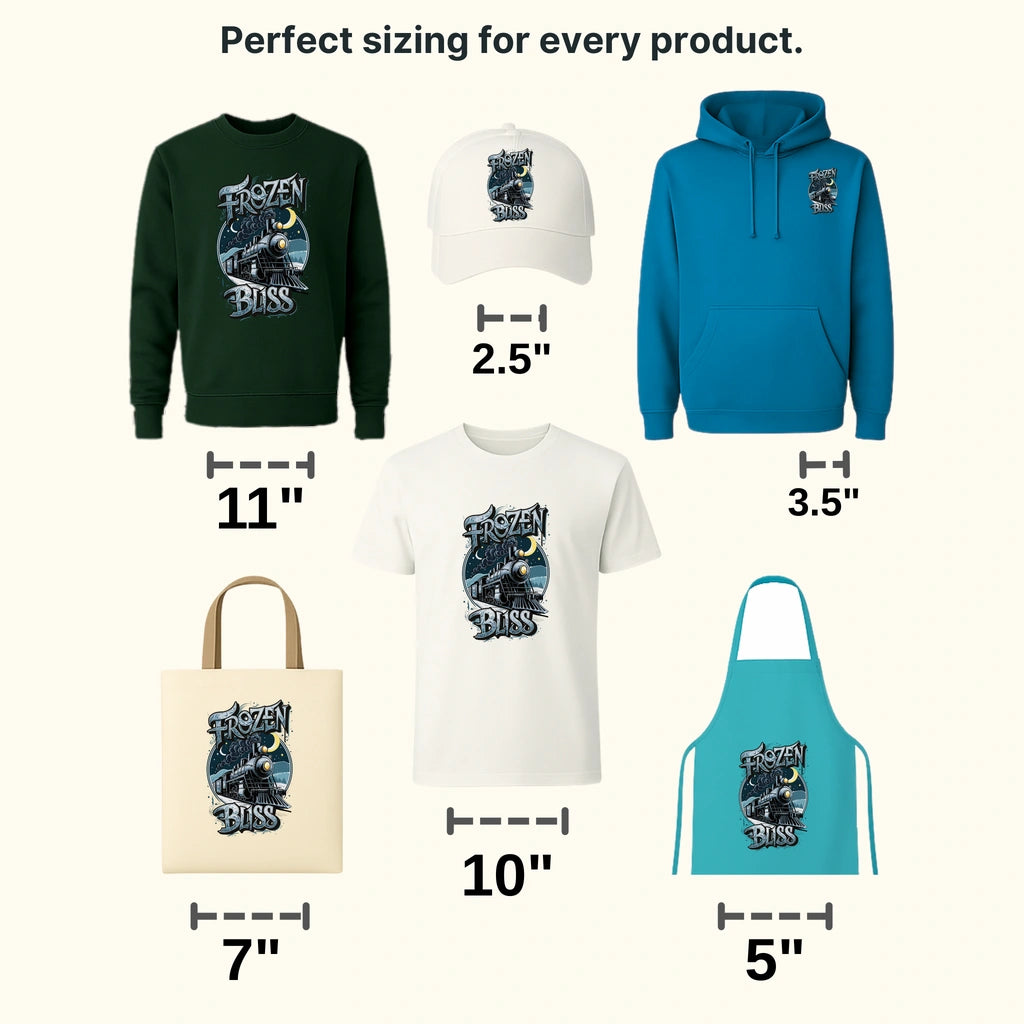 Frozen Bliss Winter Design - DTF Heat Transfers - transferlegend