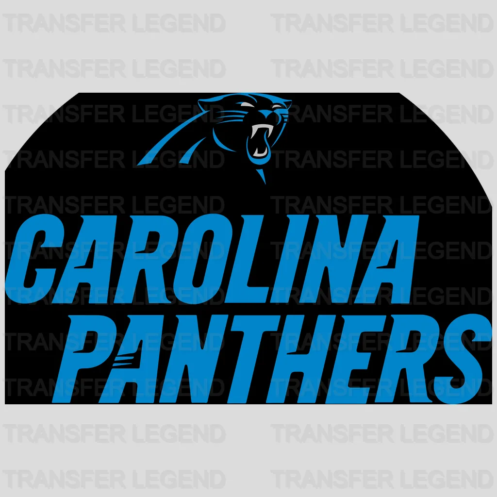 Carolina Panthers Bold Wordmark NFL Design - DTF Heat Transfer