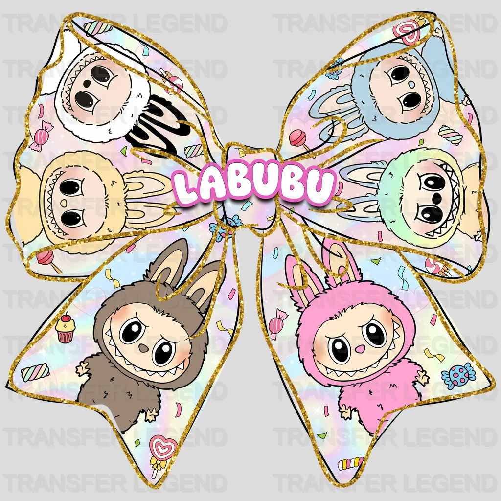 Loop For 6 Labubu Design - DTF Heat Transfers