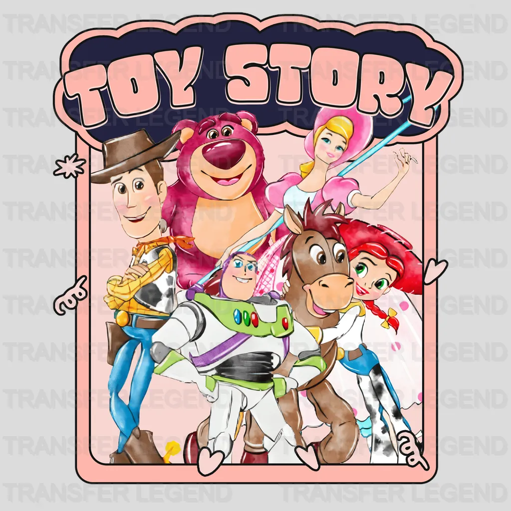 Family Picture Toy Story Disney Designs - DTF Heat Transfers