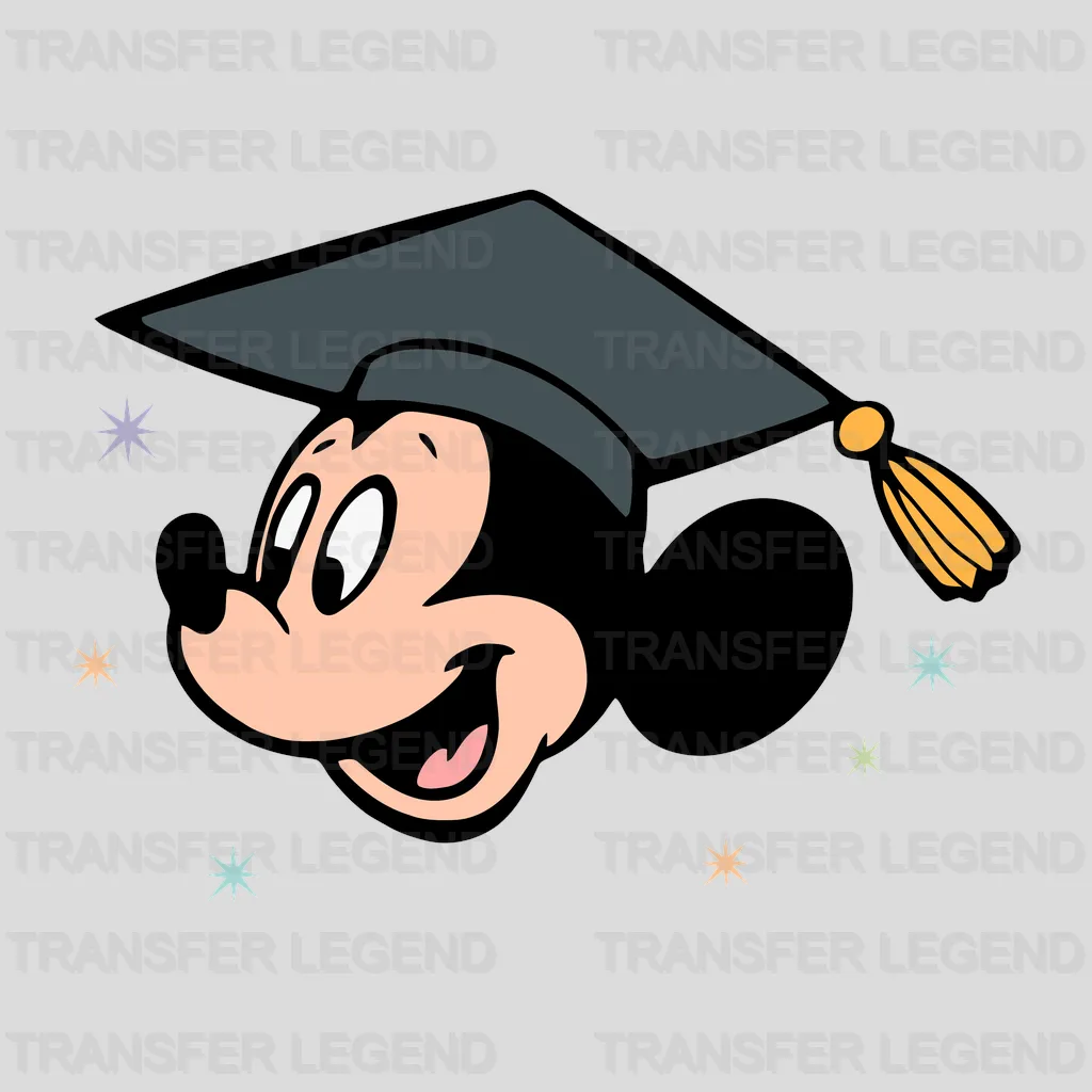Celebrate Micky Graduation Design - DTF Heat Transfers - transferlegend