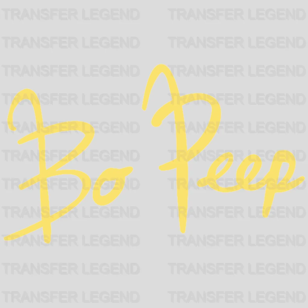 Character Bopeep Design - DTF heat transfer - transferlegend