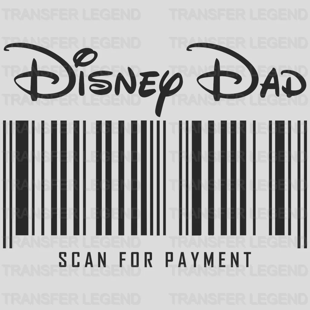Dad Scan For Payment Design - DTF heat transfer - transferlegend