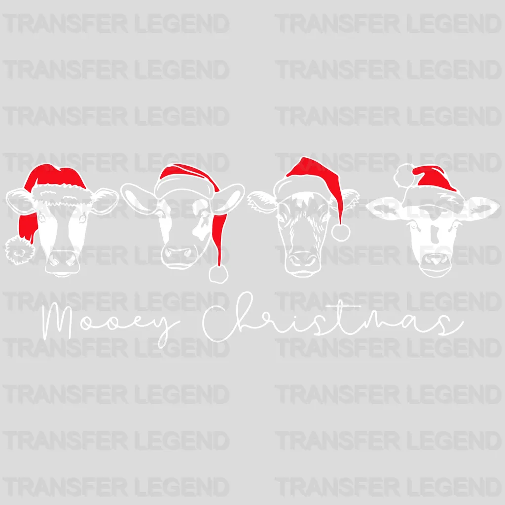 MOOEY CHRISTMAS , Christmas Design, Dtf Heat Transfer - transferlegend