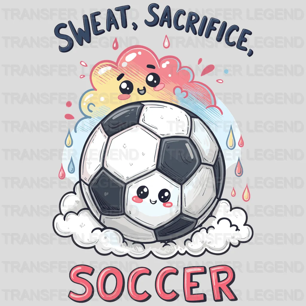 Sweat Sacrifile Soccer Design - DTF Heat Transfers - transferlegend